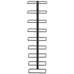 KingsBottle 9 Bottle H-Type Wall Mounted Metal Wine Rack WMRH-09B hero image