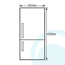 Westinghouse WBM3700SBR 370L Bottom Mount Fridge hero image