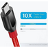 Anker A8168H91 PowerLine+ .9m USB-C to USB-A 3.0 Cable with Pouch image NaN