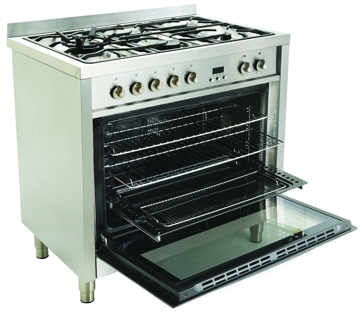 Euromaid EG90S 90cm Freestanding Dual Fuel Oven Stove Appliances Online
