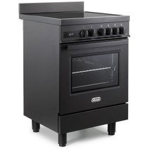 DeLonghi 60cm Deluxe Induction Anthracite Freestanding Oven PRO66MALIN hero image