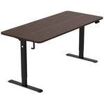 Lifespan Fitness ErgoDesk 180cm Electric Standing Desk Walnut/Black LFDK-ED180WNBK hero image
