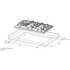 Electrolux 90cm 5 Burner Stainless Steel Natural Gas Cooktop EHG955SE image NaN