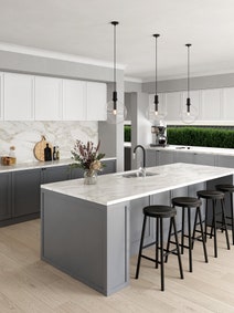 Oliveri MO71U Monet 1 and 1/2 Bowl Undermount Sink hero image