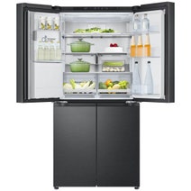 LG 506L French Door Fridge with Slim In-Door Ice and Water Dispenser Matte Black GF-L500MBL hero image