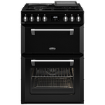 Belling 60cm Mini Richmond Black Dual Fuel Freestanding Oven BMR60DODFB hero image