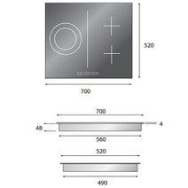 ILVE ILD703G5 70cm Induction Cooktop hero image