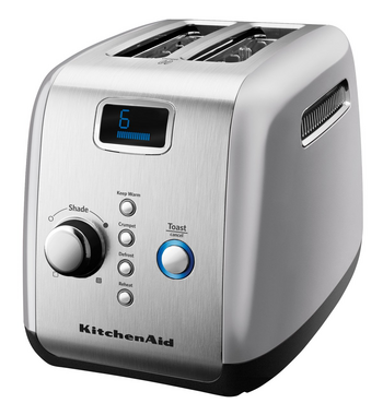 KitchenAid 5AKMT223CU Artisan 2 Slice Toaster Contour Silver