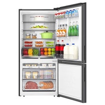 Hisense 503L EcoVision Bottom Mount Fridge Dark Stainless Steel HRBM503E hero image