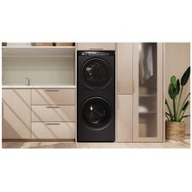 Haier 12kg Washer and 9kg Heat Pump Dryer Laundry Centre Dark Finish HLC1290CTB1 hero image