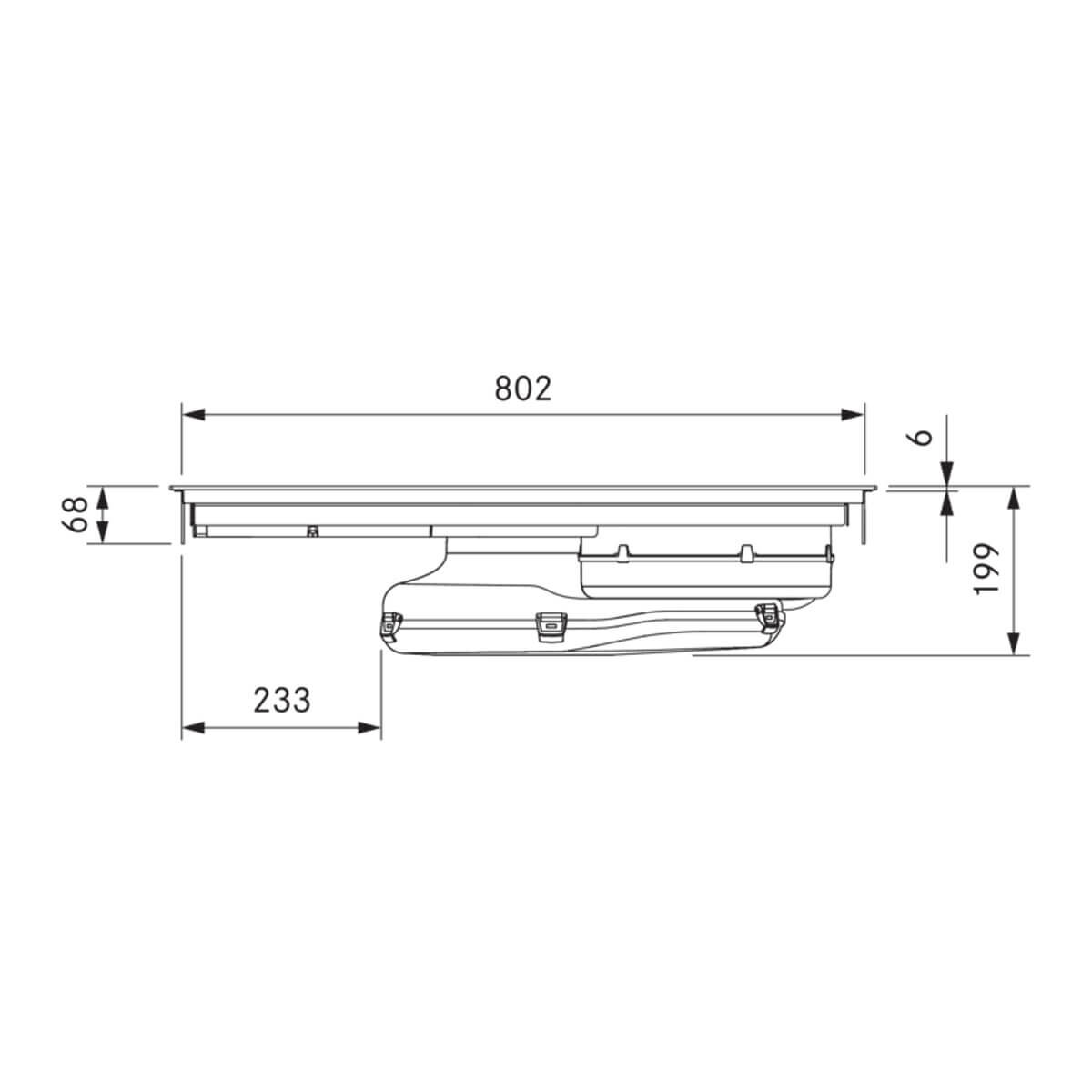 Bora X Pure Rough 83cm Induction Cooktop with Integrated Cooktop Extractor - Recirculation PUXU2R hero image