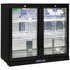 Rhino 208L Double Door Heated Glass Under Bench Beverage Centre Black SG2H-B-HD image NaN
