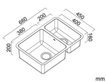 Abey LG180U Lago 1 and 1/3 Bowl Undermount Sink hero image