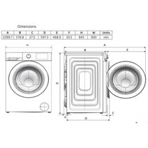 Beko 10kg Front Load Washing Machine with AutoDose and Steam Graphite BFLB103ADG hero image