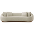 Kalona Marrakesh Curved 3 Seat Sofa Beige MACUR05ABLG1930128 image NaN