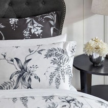 Linen House Ellison White Super King Quilt Cover Set 01705I495 hero image