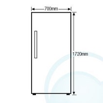 Electrolux ERM4307SDR 430L Upright Fridge hero image