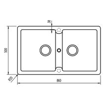 Abey TN200WTPK Schock Typos Double Bowl Sink Pack hero image