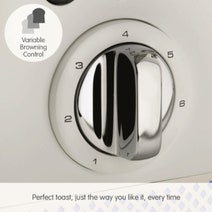 Morphy Richards Illumination 4 Slice Toaster White 248021 hero image