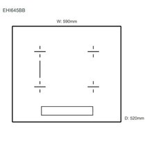 Electrolux EHI645BB 60cm Induction Cooktop hero image