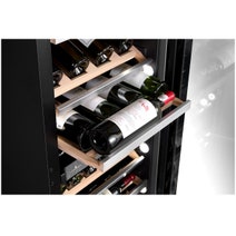 KingsBottle Atelier Duo 86 Bottle Dual Zone Wine Fridge Right Hinge KB245DX-BK-RHH hero image
