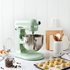 KitchenAid KSM60 5.6L Artisan Bowl Lift Mixer Pistachio 5KSM60SPXAPT image NaN