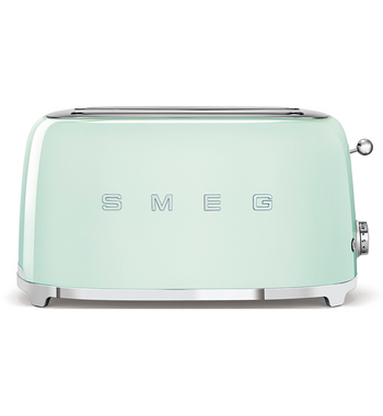 Smeg Pastel Green 50s Retro Style 4 Slice Toaster TSF02PGAU