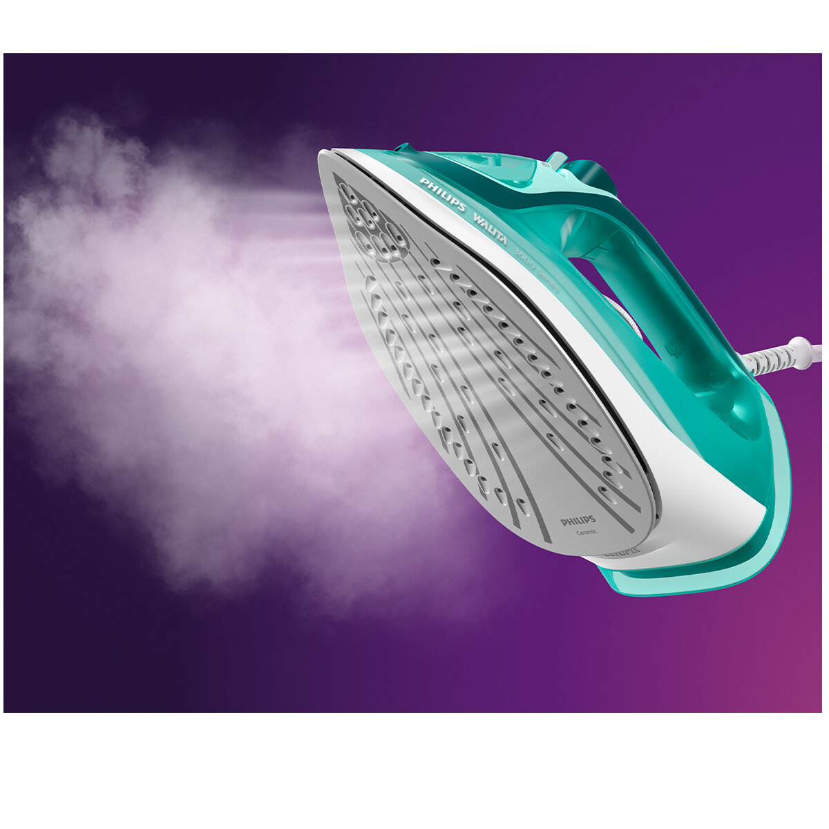 Philips 3000 Series Steam Iron Azure Green DST3030-79 hero image
