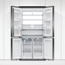 Fisher & Paykel Series 7 690L Quad Door Refrigerator with Ice and Water Matte Black Glass RF730QZUVB1 hero image