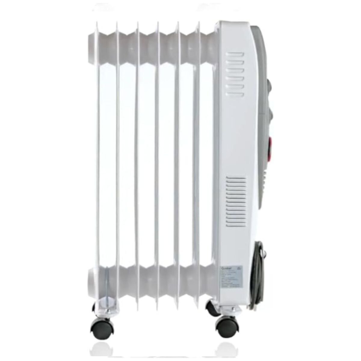 Goldair Fin 1900W Oil Column Heater With Fan Timer Grey