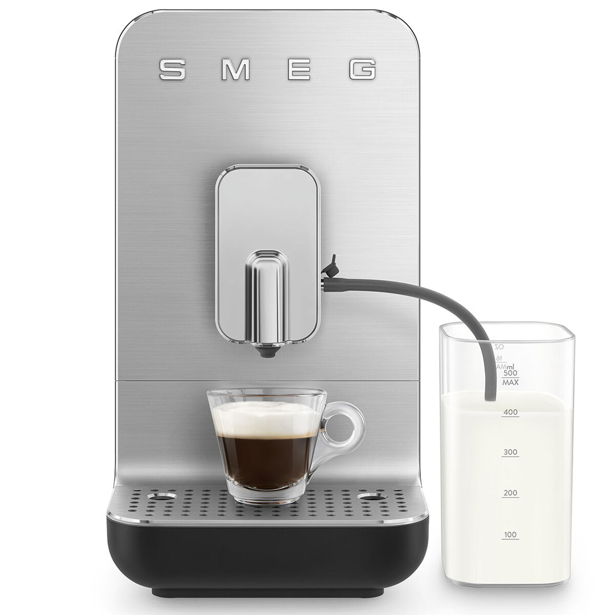 Smeg Automatic Coffee Machine with AutoMilk Black BCC13BLMAU hero image