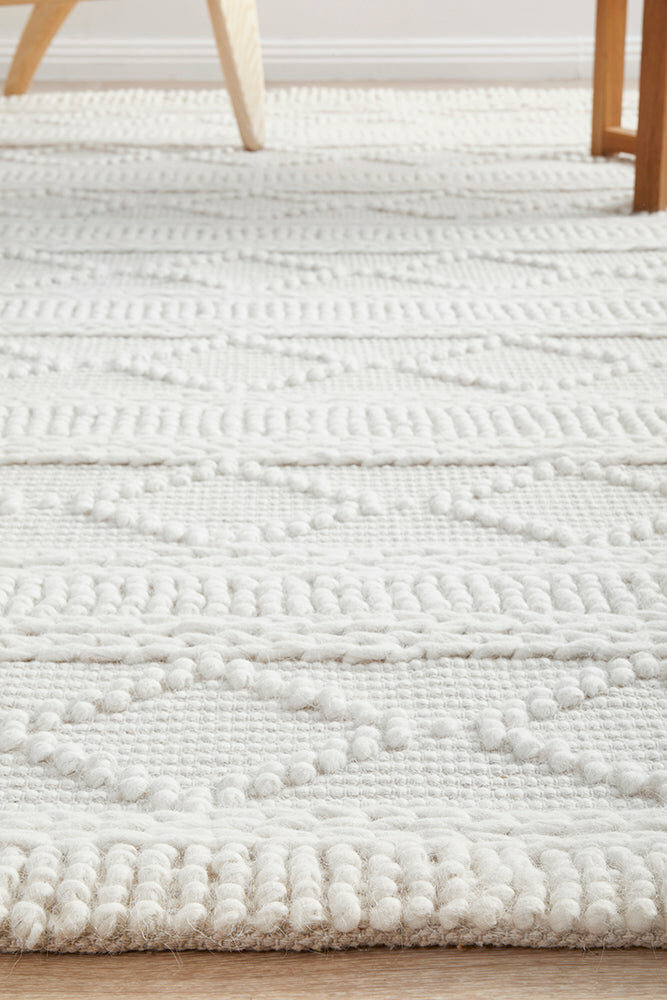Rug Culture Maison Oversize White & Natural Rug 400X300CM - MSN-ZOE-400X300 hero image