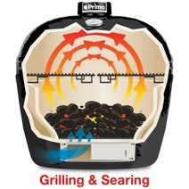 Primo Ceramic Grills LARGE Grill Head Only Black PGCLGHG hero image