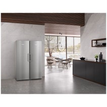 Miele 278L Freestanding Upright Freezer Stainless Steel with WiFi FNS4782EEDTCS hero image
