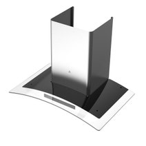 Trinity 75cm Curved Glass Stainless Steel Canopy Rangehood TR50275 hero image