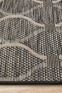 Rug Culture Terrace Large Black Rug 400X80CM - TER-5501-BLK-400X80 hero image
