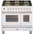 Freestanding Ilve Dual Fuel Oven/Stove PD906WMPSS image NaN