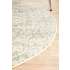 Rug Culture Evoke Small White Silver Rug 150X150CM - EVO-253-WSIL-150X150 image NaN