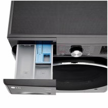 LG Series 9 12kg/8kg Front Load Washer Dryer Combo with Steam Black WVC9-1412B hero image
