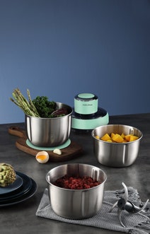 Morphy Richards Stainless Steel Chopper Spearmint Green MRCH35SG hero image