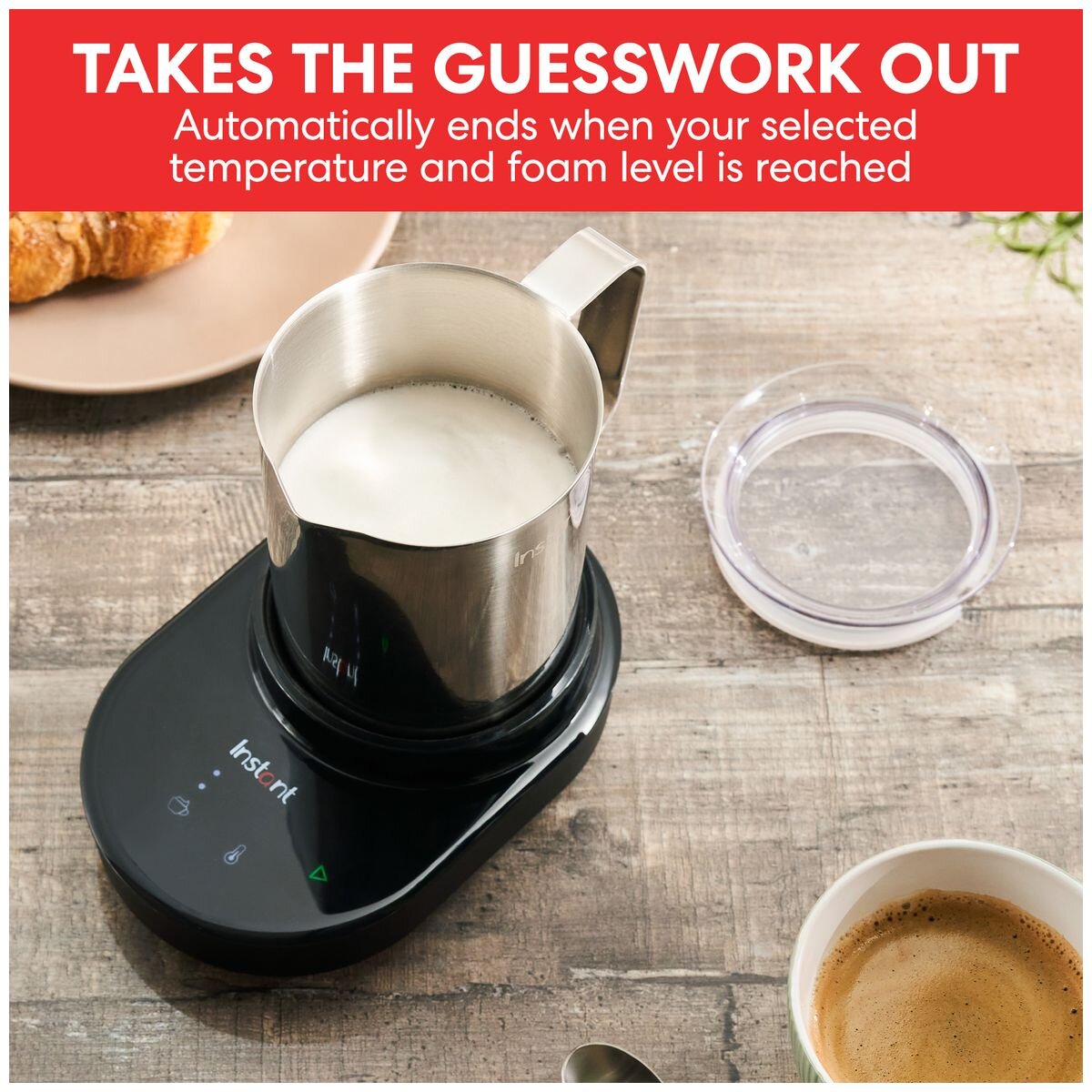 Instant Pot Stainless Steel 500ml Frother Station 140-3457-01-AU hero image