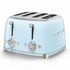 Smeg Temperature Control Kettle and Four Slice Toaster Breakfast Pack Pastel Blue KLF04PBAUTSF03PBAU image NaN