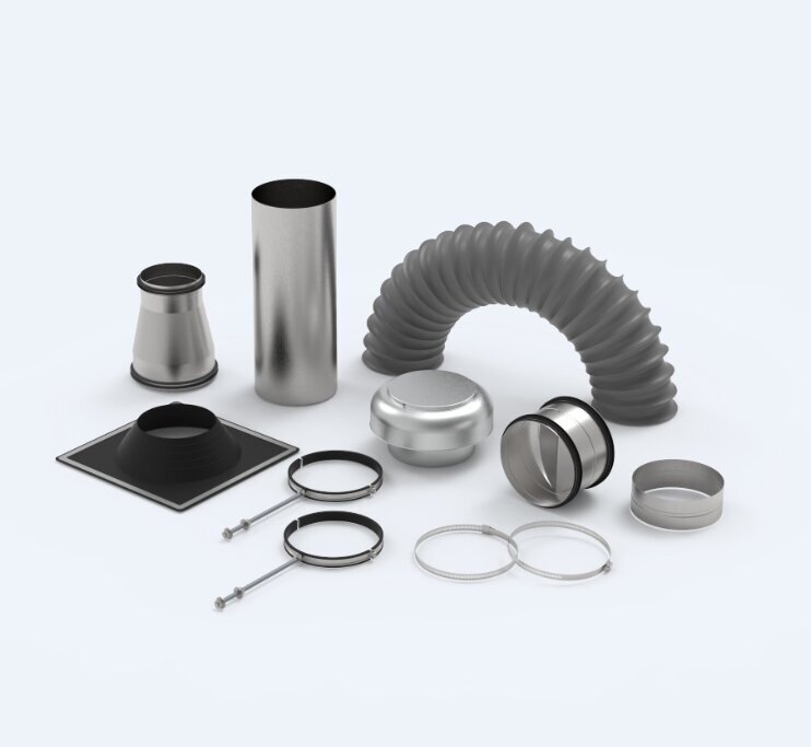 Aero 150mm Metal Roof Ducting Kits ADK150MET hero image