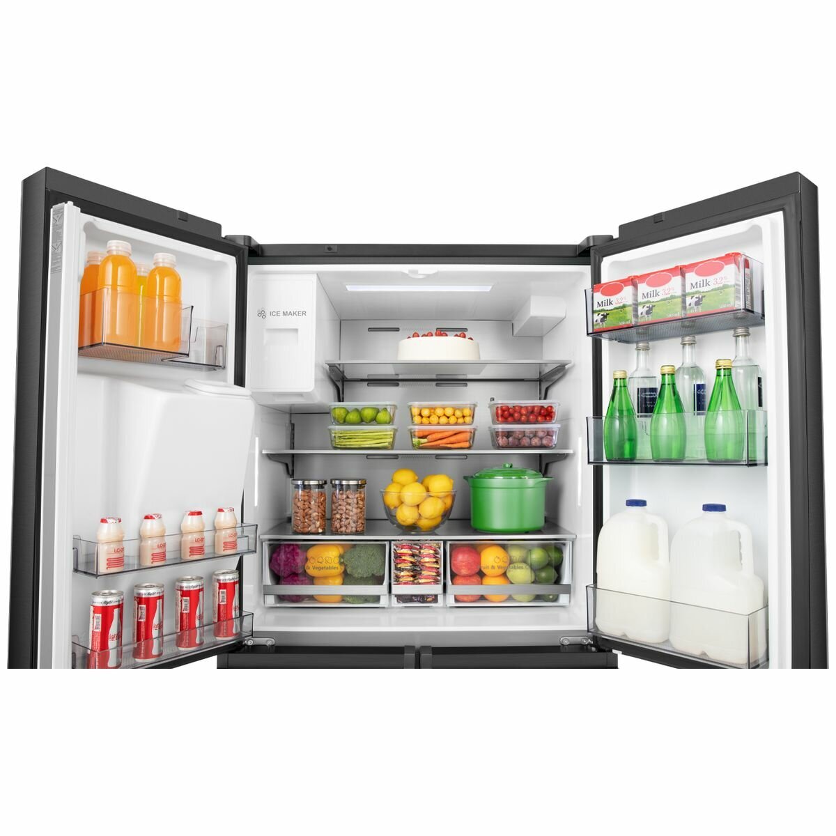 Hisense 650l pureflat french door fridge sales