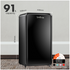 Linarie Tignes 91L Retro Mini Fridge Black LK90TTBLACK image NaN