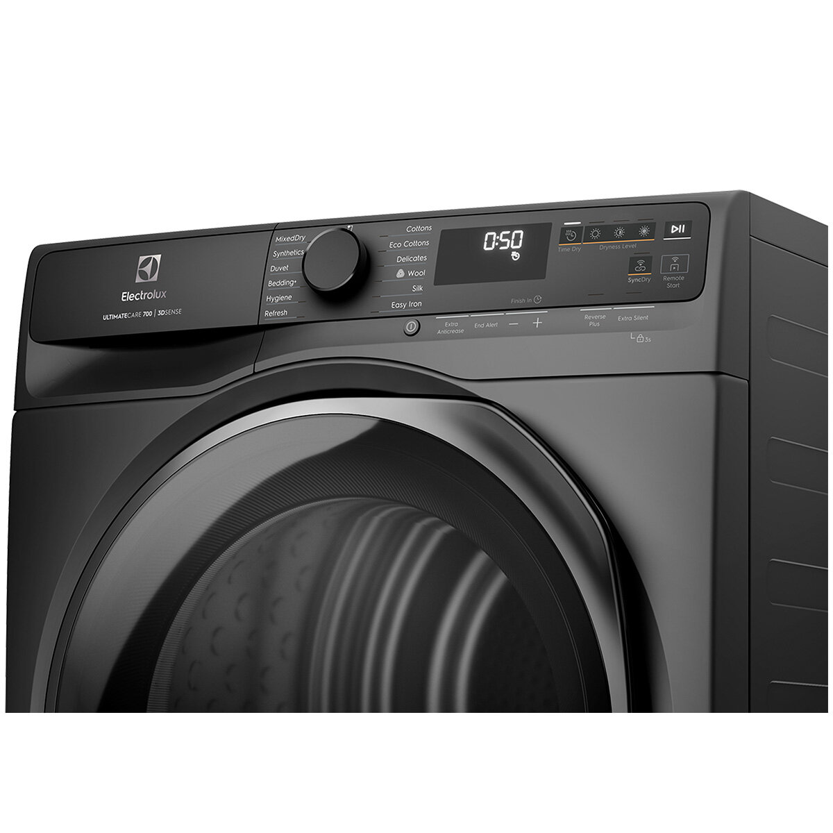 Electrolux 700 Series 9kg Heat Pump Clothes Dryer Dark Onyx EDH903R7SC hero image