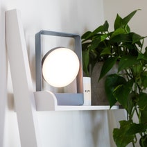 Case Furniture Mouro Table Lamp - Grey PP100GR hero image