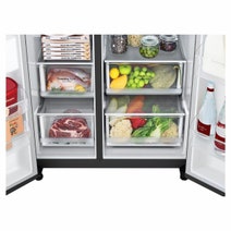 LG 655L Side by Side Fridge GS-B655MBL hero image