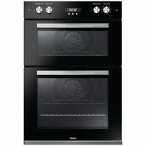 Haier 60cm Double MultiFunction Oven Black HWO60B7EX2 hero image