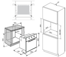 Trinity 60cm Built-in Multi Function Electric Oven TRO605BK hero image
